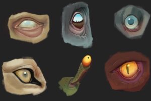 Digitally Painting and Drawing Eyes