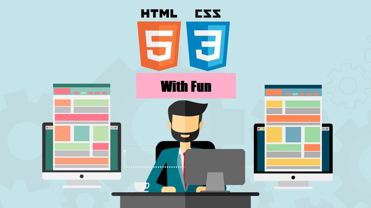 Learn Html and CSS with fun for Beginners - Free Udemy Courses