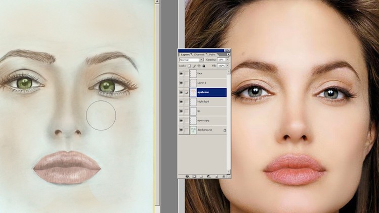 Photoshop Drawing, Using of software Tools in Portraits - Free Udemy Courses