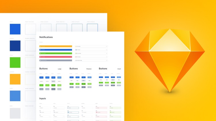 UI UX Design Essentials: Create a Design System in Sketch - Free Udemy Courses