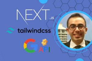 Nextjs, Tailwind CSS 3 Google API project - Next js project